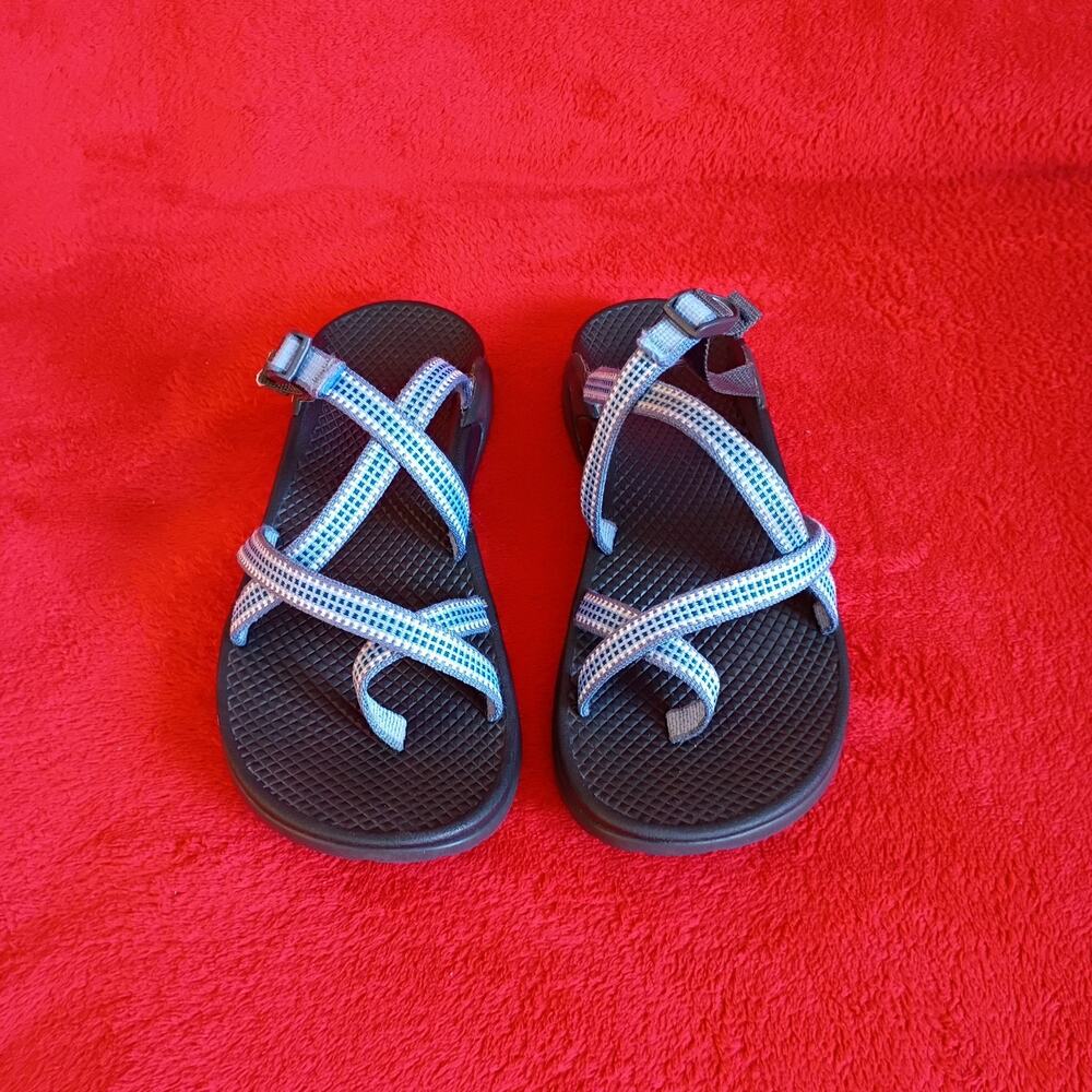 Chaco Z2 Classic Sport Women Hiking Sandals Sz 7 Mayan Tribal Blue Waterproof